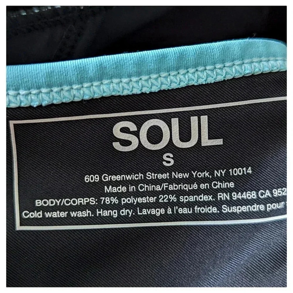 SOULCYCLE Colorblock Sports Bra Size S - Picture 5 of 5